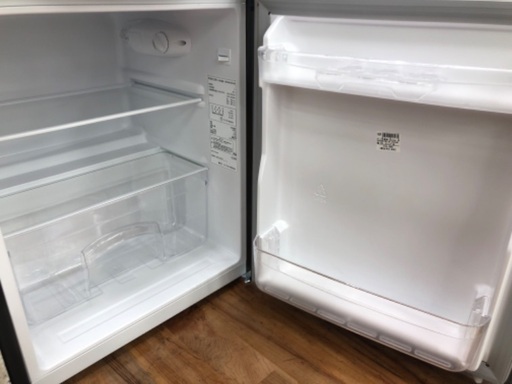 maxzen マクスゼン 2ドア冷蔵庫 JR085HM01WH/GR 85L 2024年製