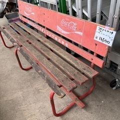 レトロ品 希少？ コカコーラベンチ 木製の画像
