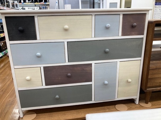 ［トレジャーファクトリー大宮店］グレイッシュカラーチェストをご紹介します！