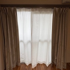 ニトリ　カーテンセットの画像