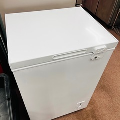 【マクスゼン】上開き冷凍庫 JF100ML01WH 2024年