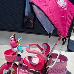 （お話中）ミニーちゃん 三輪車 アイデス】の画像