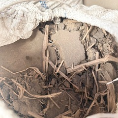 ◇京都  旧家 土壁 藁 土 再利用 お使い頂ける方‼︎ どの袋 20袋前後 差し上げます◇   の画像