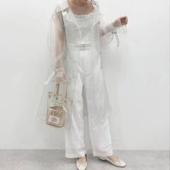 決まりましたone after another NICE CLAUP　未着用シースルーコートの画像