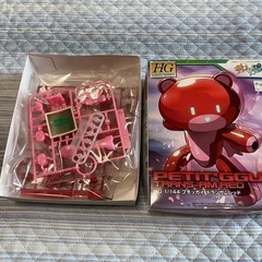 ガンプラ　
MG ユニコーンガンダム HDカラー ＋ MSCAGE おまけプチッガイの画像