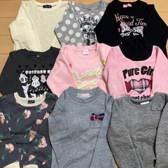 110cm女の子服20着の画像