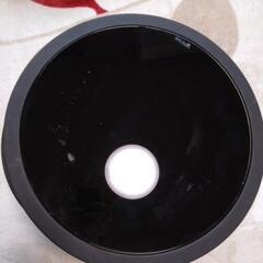 【デザインテーブル】3段式ガラステーブル／丸型ローテーブルの画像