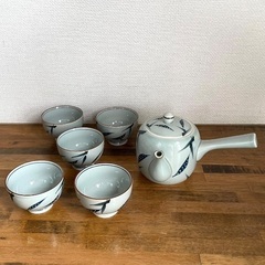 陶器　急須と湯呑み　6点セット