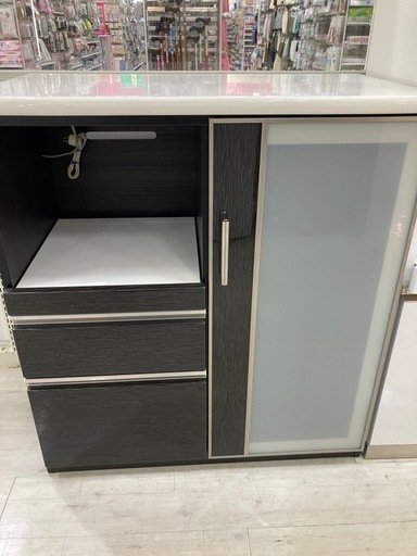 食器棚 B-COMPANY レンジボード 『引き取りなら10,000円』 食器棚 B