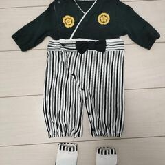 ベビー袴風ロンパース　足袋ソックス