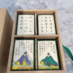 ▼値下げ▼百人一首 桐箱入り 店頭販売 南区花畑の画像