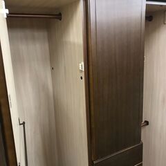 ☆ジモティー特別価格☆ワードローブ　ブラウン【ジャングルジャングルイズミヤ広陵店】の画像