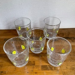 ライム柄　グラスセット