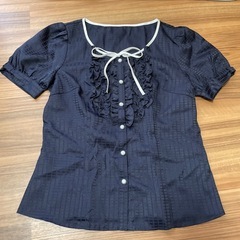 ネイビー半袖シャツ