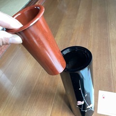 高岡漆器　花瓶　水差し　の画像