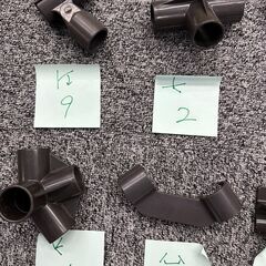 イレクターパイプ直径28mm　矢崎　YAZAKI　1mが大量にありますの画像