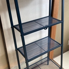 IKEA 黒　スチールラック