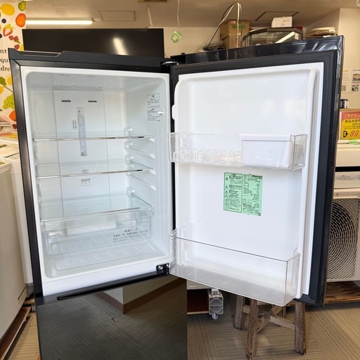 【超美品‼️】ハイセンス 2020年製 154Lノンフロン冷凍冷蔵庫 高級ミラーガラス ファン式自動霜取り