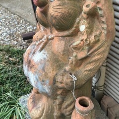 信楽焼　たぬきの置物  の画像