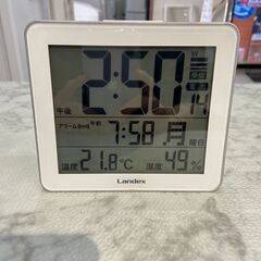 置き時計 電波 デジタル ランデックス YT5277 店頭販売 ...