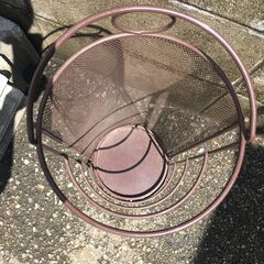 ☆お値下げJM19811S)傘立て 直径：約19cm 高さ：約56cm 中古品【取りに来られる方限定】の画像