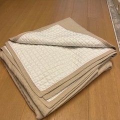 無印良品　洗いざらしの綿キルティングラグ　195×195 洗いざらしの綿キルティングラグ | 無印良品