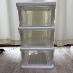 収納ケース3段式　2セット　計6段