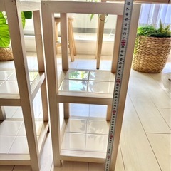 直接引き取り希望　
棚　植物台 アンティーク風　2台セットの画像