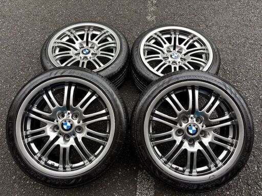 全国送料無料の通販 バリ山 3シリーズ,Z4 流用に！BMW M3（E46）純正ダブルスポーク タイヤ・ホイール