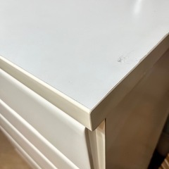 《売約済》【武蔵小山店】 エナメルチェスト 白 木製 ホワイト 整理箪笥 タンス 箪笥 衣服 収納 6段 7杯 チェスト の画像