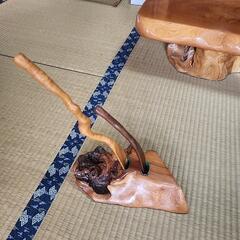 欅 靴べら 手作り