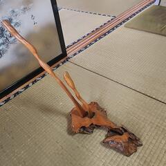 欅 靴べら 手作り