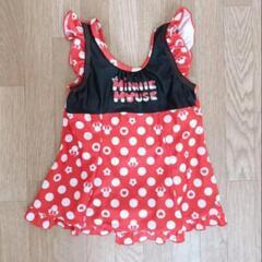 ベビー水着　水着セット　女の子　90 ベージュ　水着　スイムウェア　キッズ水着　ミニーちゃん　DISNEY　双子ちゃんにも💓の画像