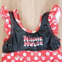 ベビー水着　水着セット　女の子　90 ベージュ　水着　スイムウェア　キッズ水着　ミニーちゃん　DISNEY　双子ちゃんにも💓の画像