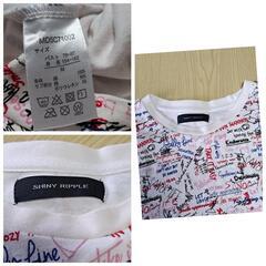 SHINY RIPPLE 半袖Tシャツ M 面白可愛い一点物の画像