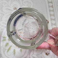アサヒ サントリー ガラス製グラス　2個ペアセット！　の画像