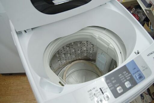 ④ 洗濯機 5.0kg 2018年製 日立 NW-50B ホワイト/白 HITACHI 生活家電 札幌市 清田区 平岡