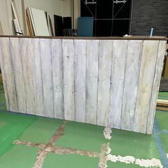 カウンター　目隠し用　廃材でDIY 幅179×奥行55×高さ95