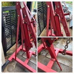 値引き中❗️
中古美品❗️エンジンクレーン　2T用　4段階に調整可能　の画像