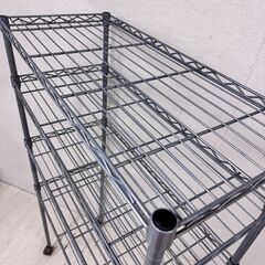  23538  キャスター付 4段ラック    ◆大阪市内・東大阪市他 6,000円以上ご購入で無料配達いたします！◆ ※高槻・枚方方面◆西宮・尼崎方面◆生駒方面　それぞれ条件付き無料配送あり！            の画像