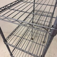  23538  キャスター付 4段ラック    ◆大阪市内・東大阪市他 6,000円以上ご購入で無料配達いたします！◆ ※高槻・枚方方面◆西宮・尼崎方面◆生駒方面　それぞれ条件付き無料配送あり！            の画像