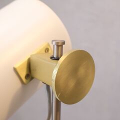DI CLASSE(ディクラッセ)のBinario floor lamp(ビナーリオ フロアランプ)ホワイトです。大理石ベースにスチールのスポットライト合わせたヴィンテージテイストのスタンドライト♪の画像