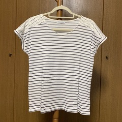 しまむら　ボーダーカットソー　L  夏物