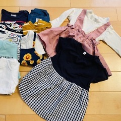 値下げしました！80 女の子　春、夏服まとめ売りの画像