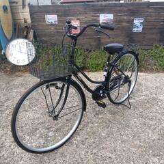 natuun！27インチ変速無し自転車！濃紺色！