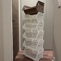 積み重ねバスケット（6段）の画像