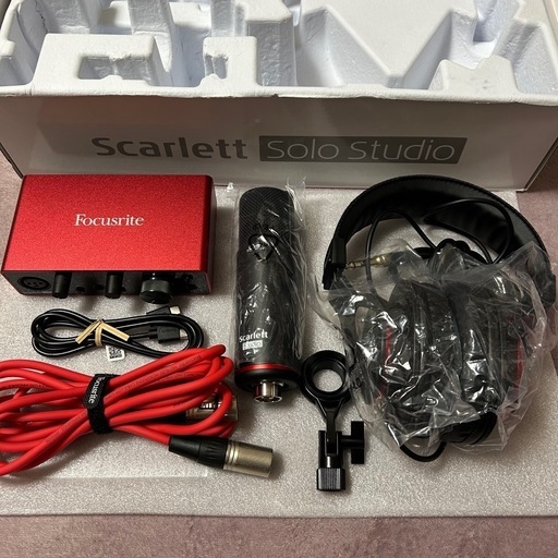 【美品】Focusrite Scarlett Solo Studio G3 セット