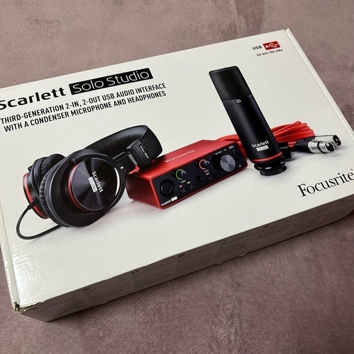 【美品】Focusrite Scarlett Solo Studio G3 セット 