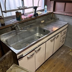 クリナップ　ビンテージキッチンシンクの画像