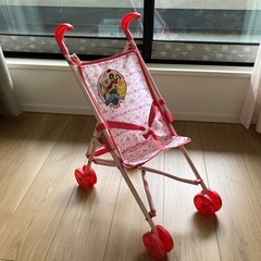 ピンク　人形用ストローラー